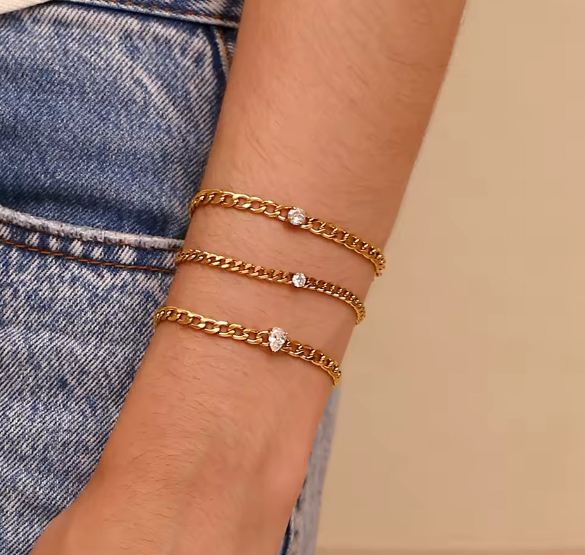 Drop Stone Bracelet