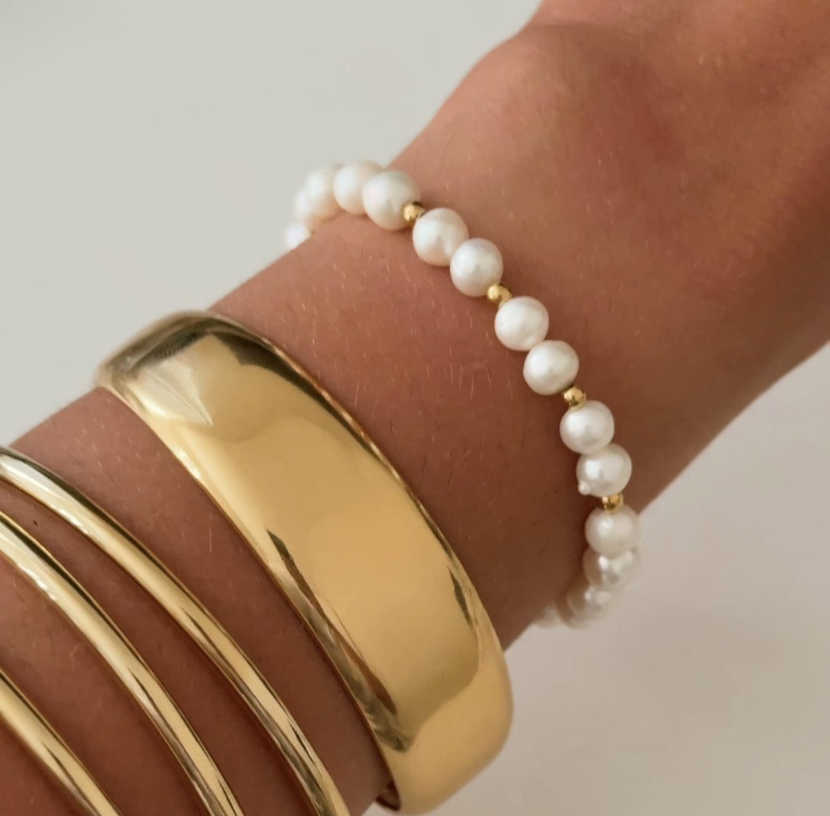 Double Pearl Bracelet