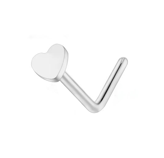 Heart Nose Stud