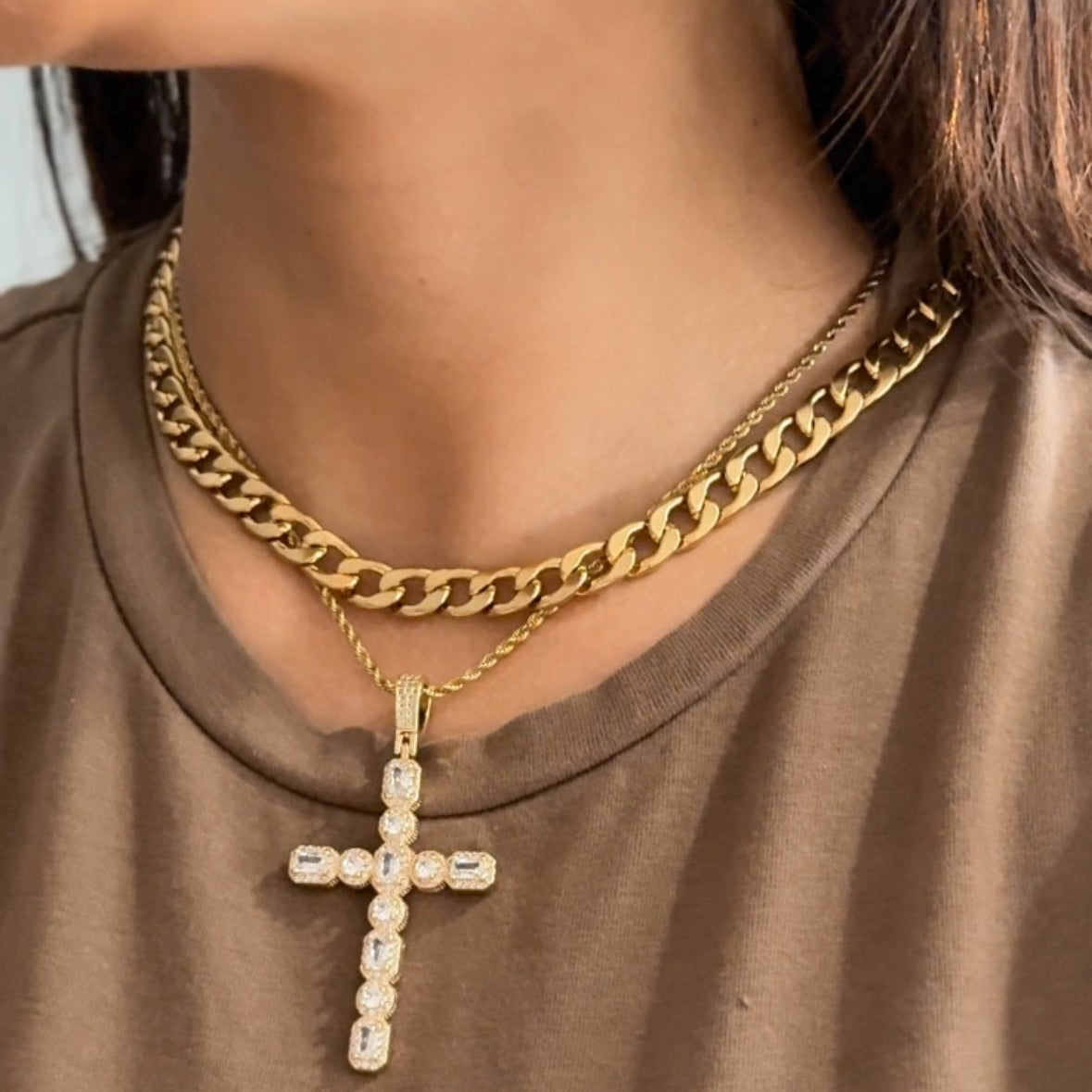 Big Cross Necklace