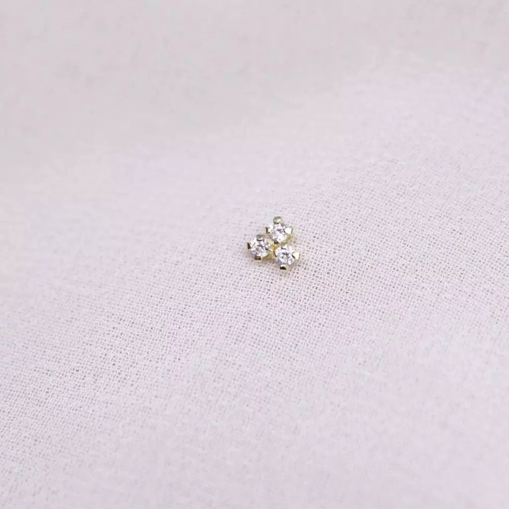 Crystal Trio Stud