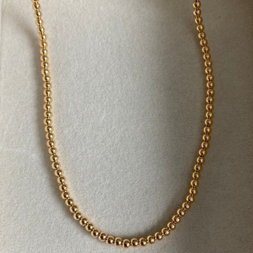 Gold Beads Necklace
