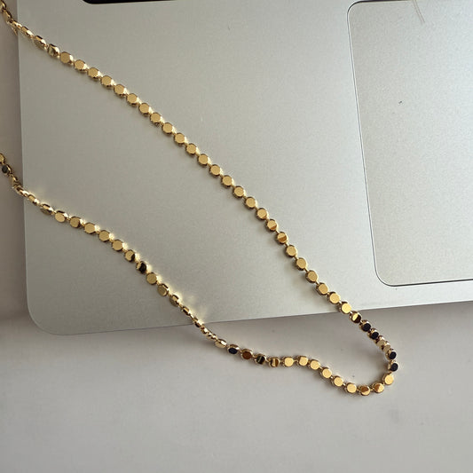 Flat Beads Necklace