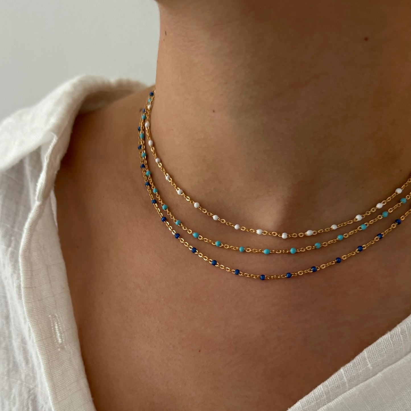Enamel Necklace