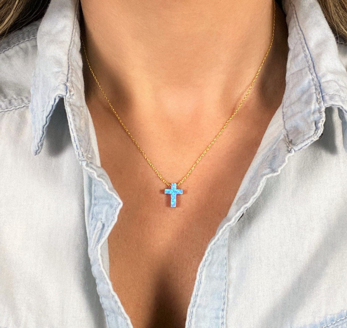 Opal Shape Necklace