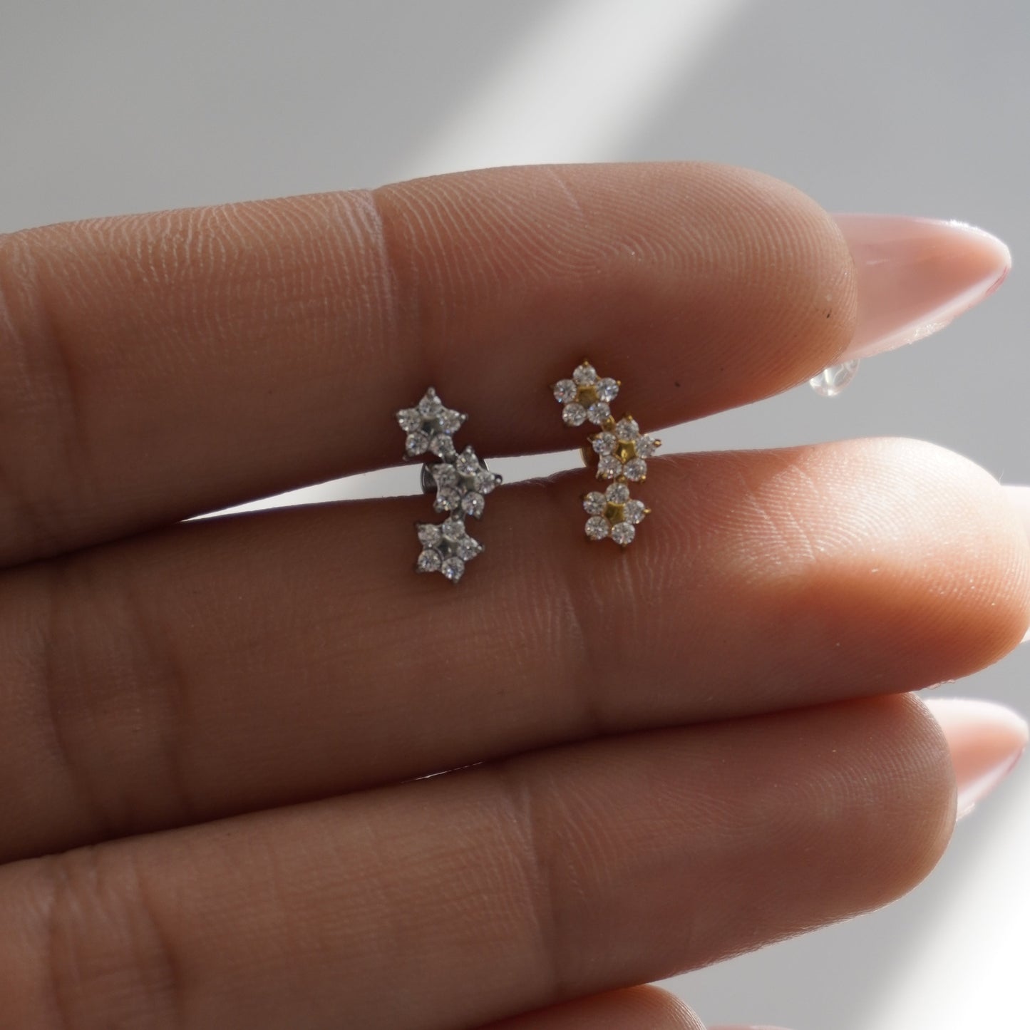 Triple Flower Stud