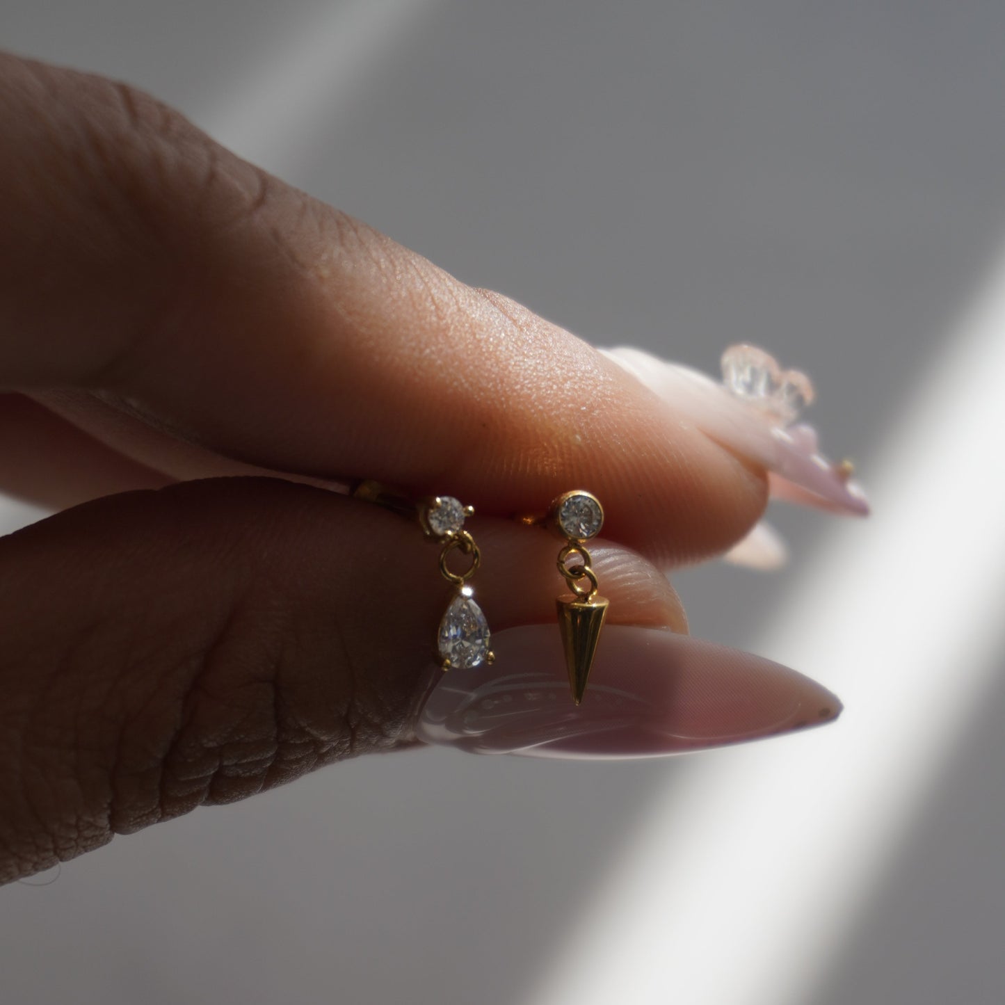 Clear Drop Stud