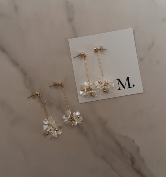 Drop Flower Earrings