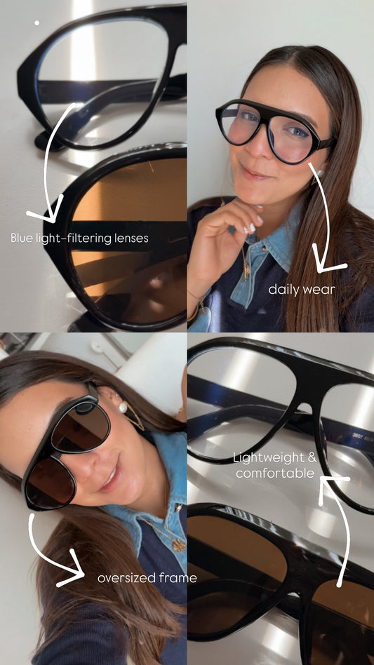 Cassie Glasses (Brown)