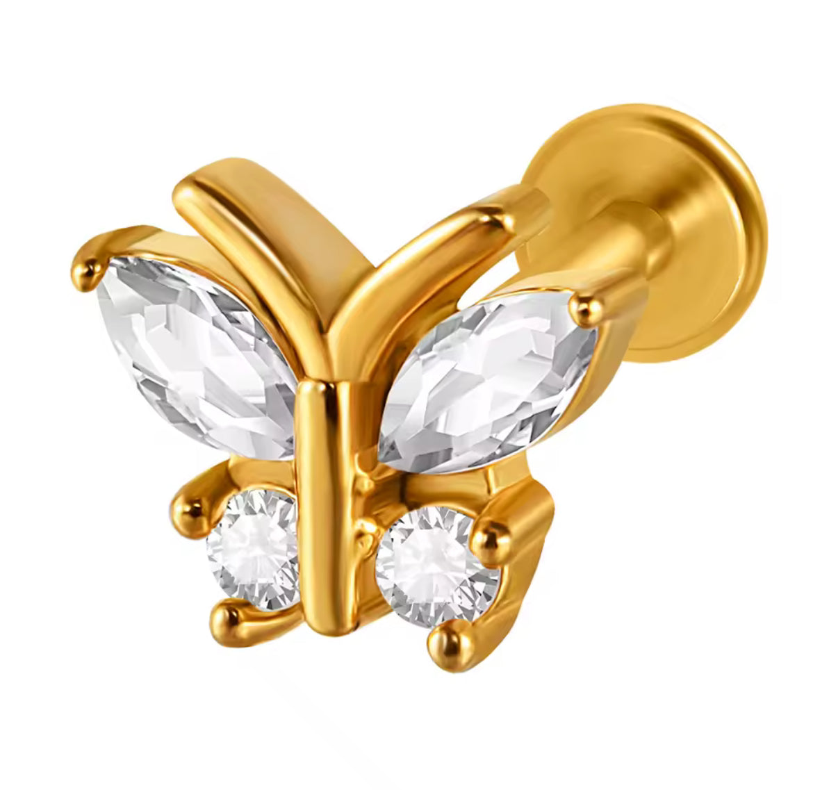 Butterfly Stud