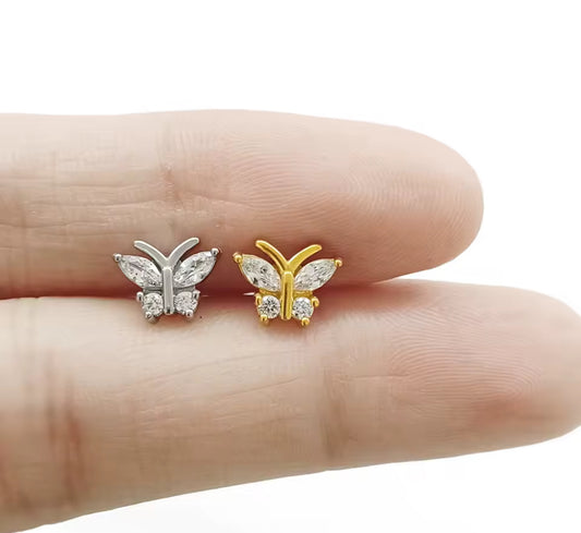 Butterfly Stud