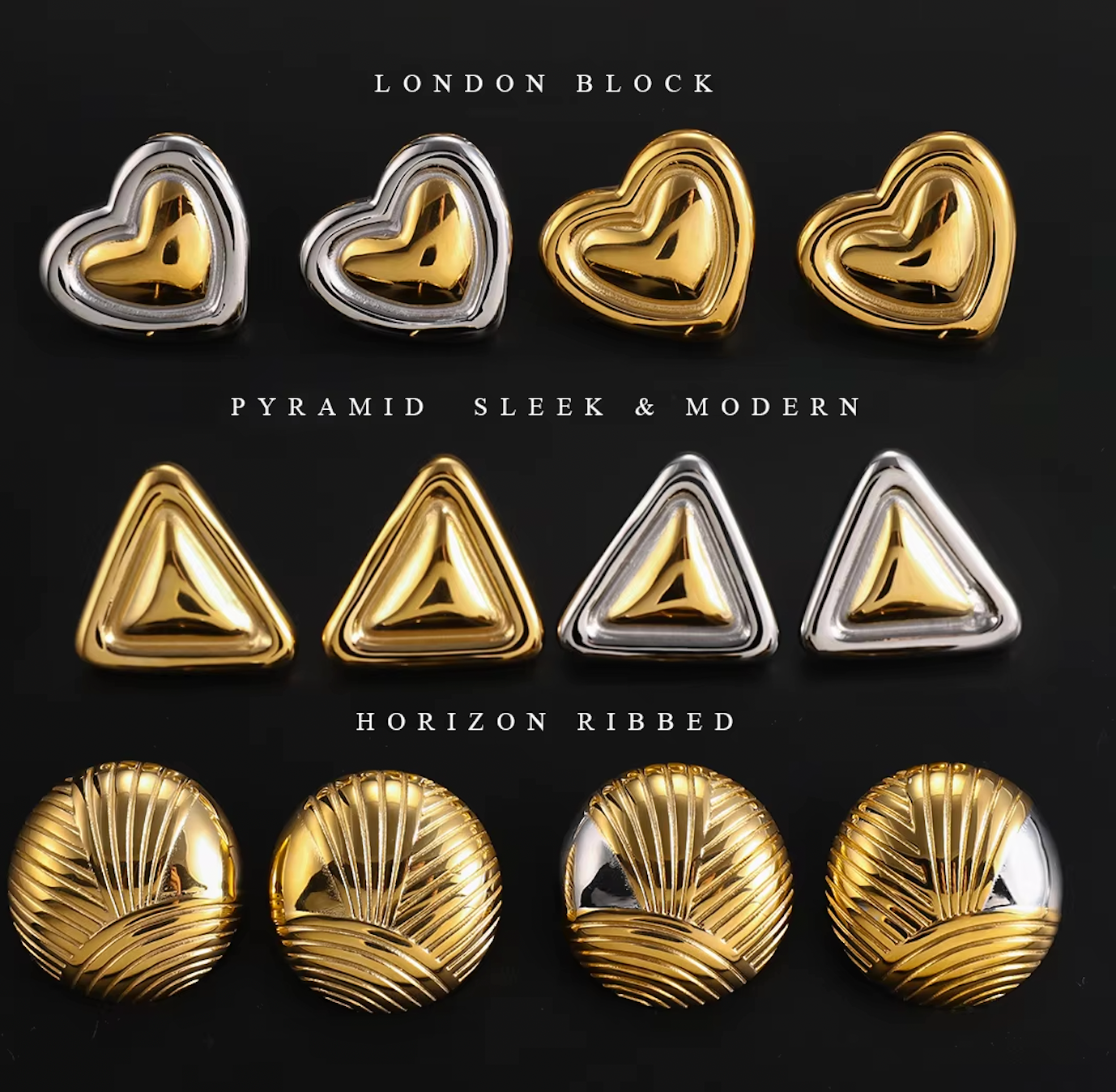 Pyramid Earrings