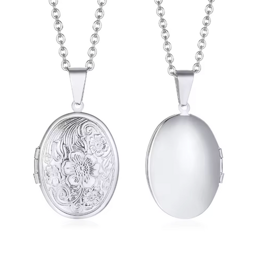 Oval Locket Necklace