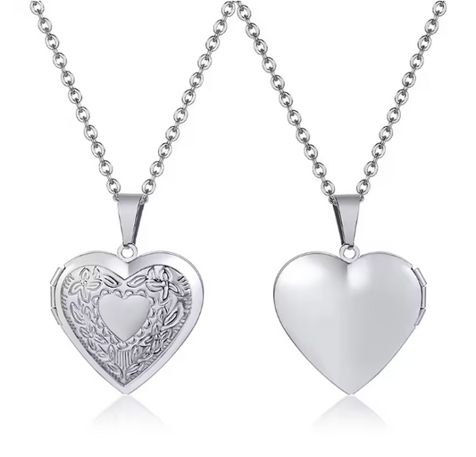 Heart Locket Necklace (Large)