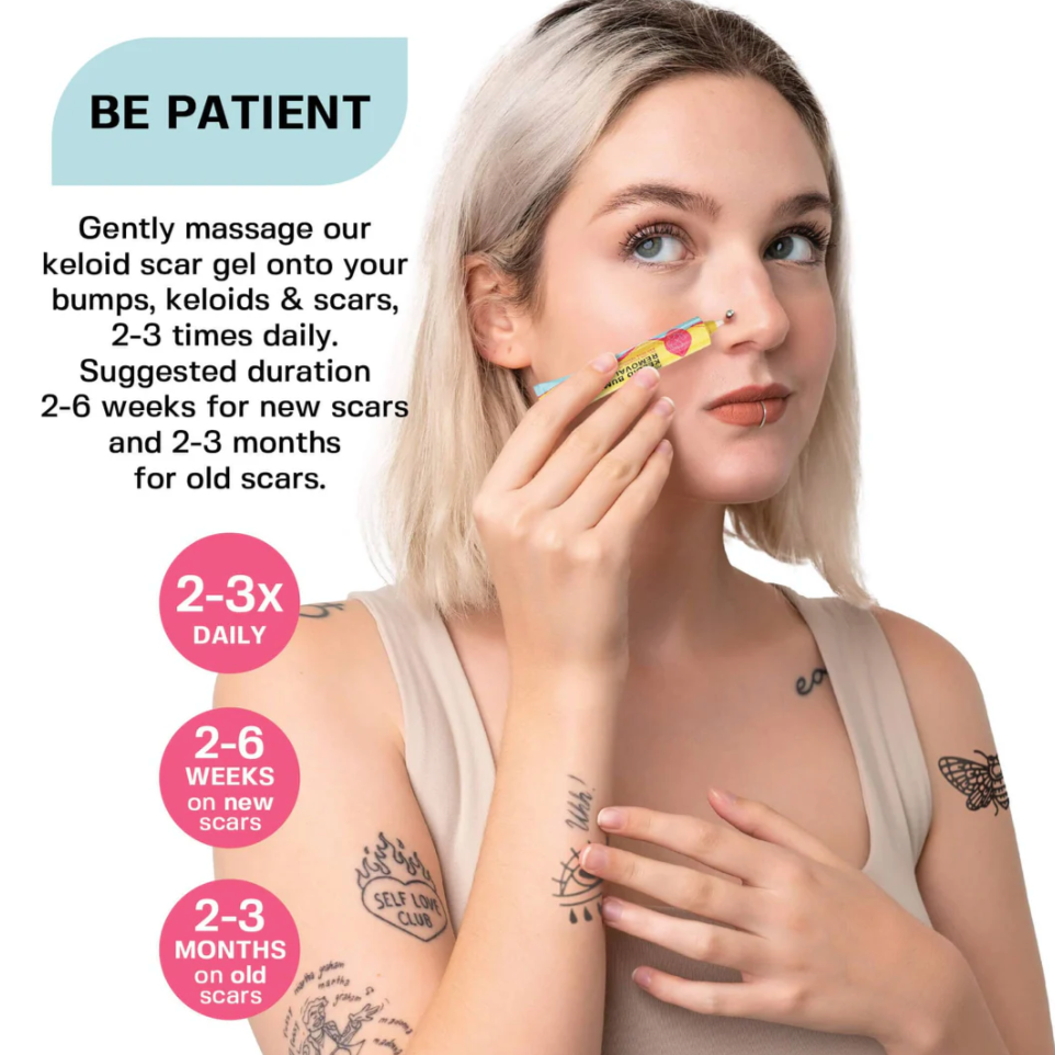 Keloid Bump & Scar Reducing Gel