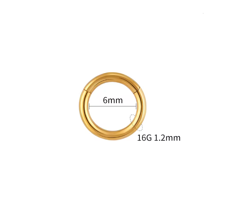 Gold Plain Hoop