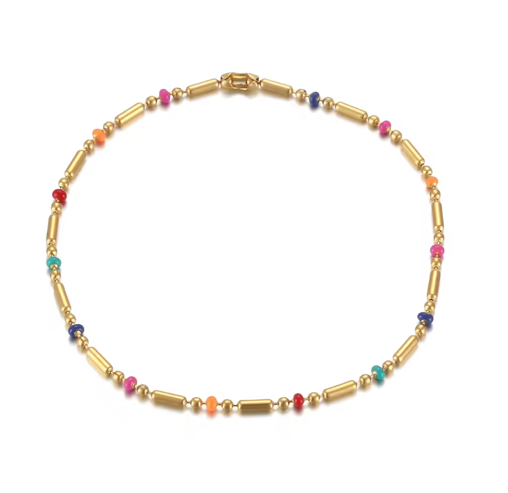 Rainbow Enamel Bracelet