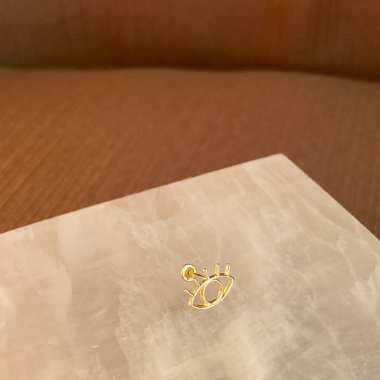 Evil Eye outline Stud