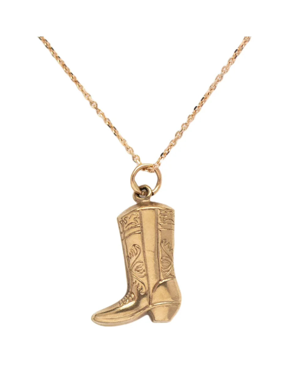 Cowboy Boot Necklace