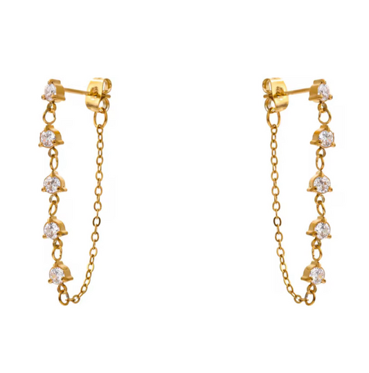 Jasmin Chain Earrings