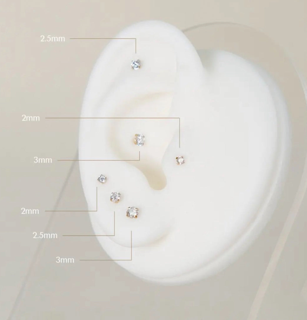 Single Stone Stud
