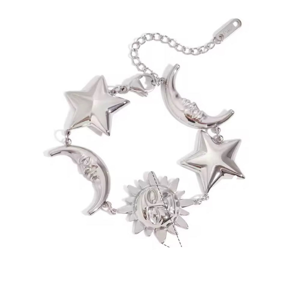 Silver Celestial Bracelet