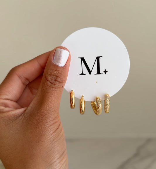 Dimond Hoop Set