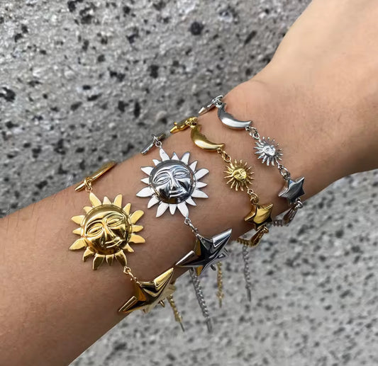 Silver Celestial Bracelet