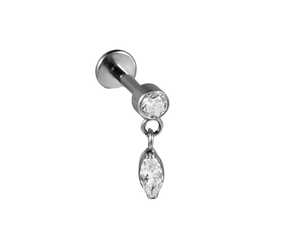 Clear Drop Stud