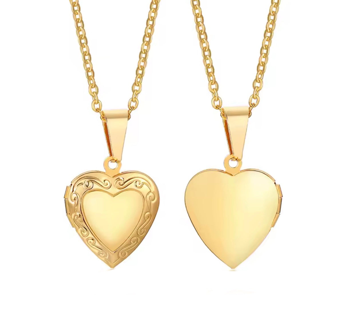 Heart Locket Necklace (Medium)