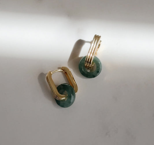 Small Jade Huggies