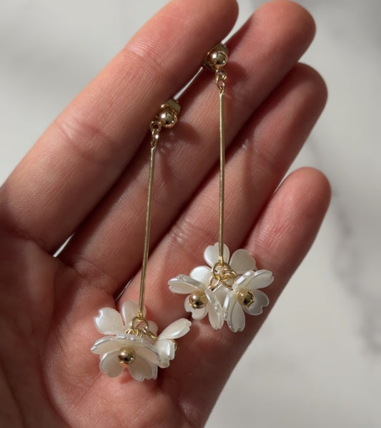 Drop Flower Earrings