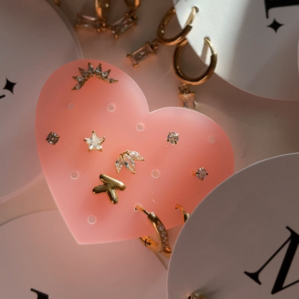 Heart Shape Earring Holder