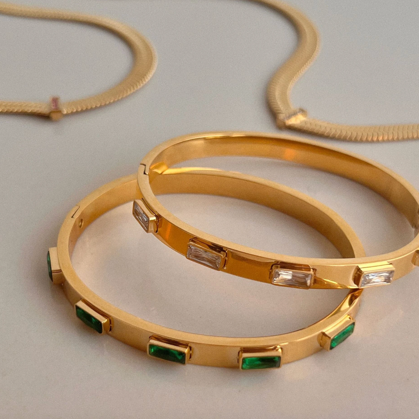 Golden Bangel Bracelets