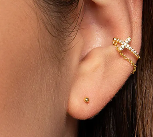 Cross Ear Cuff