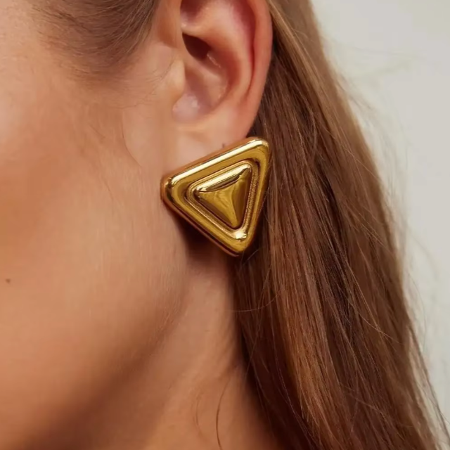 Pyramid Earrings