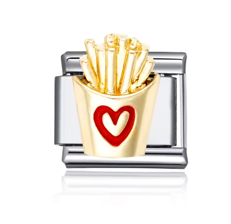 Golden Fries Charm