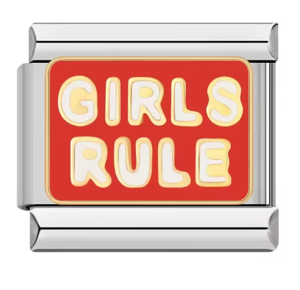 Girls Rule Charm