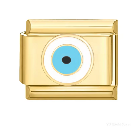 Gold Evil Eye Charm