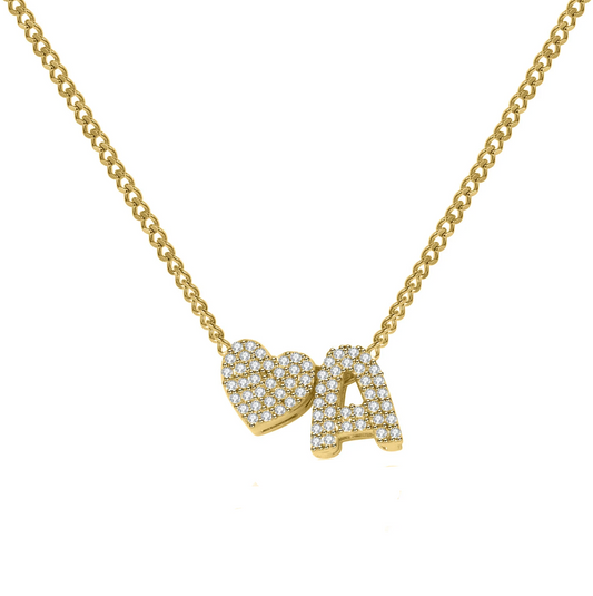 Mini Bubble Name Necklace
