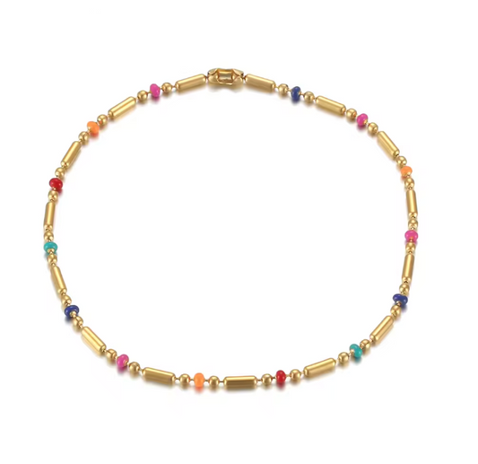 Rainbow Enamel Bracelet