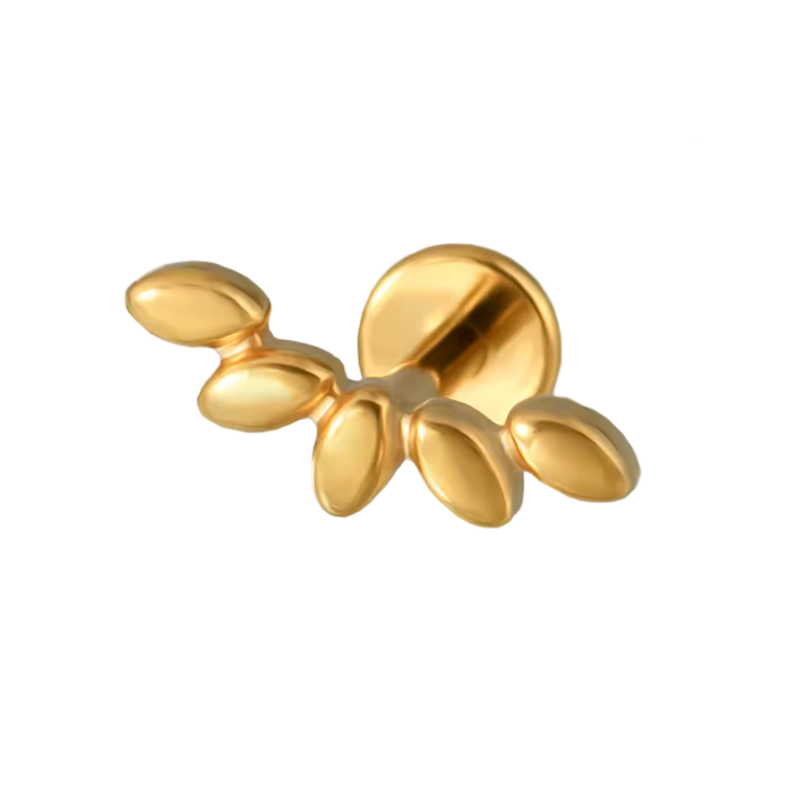Plain Mini Leafs Stud