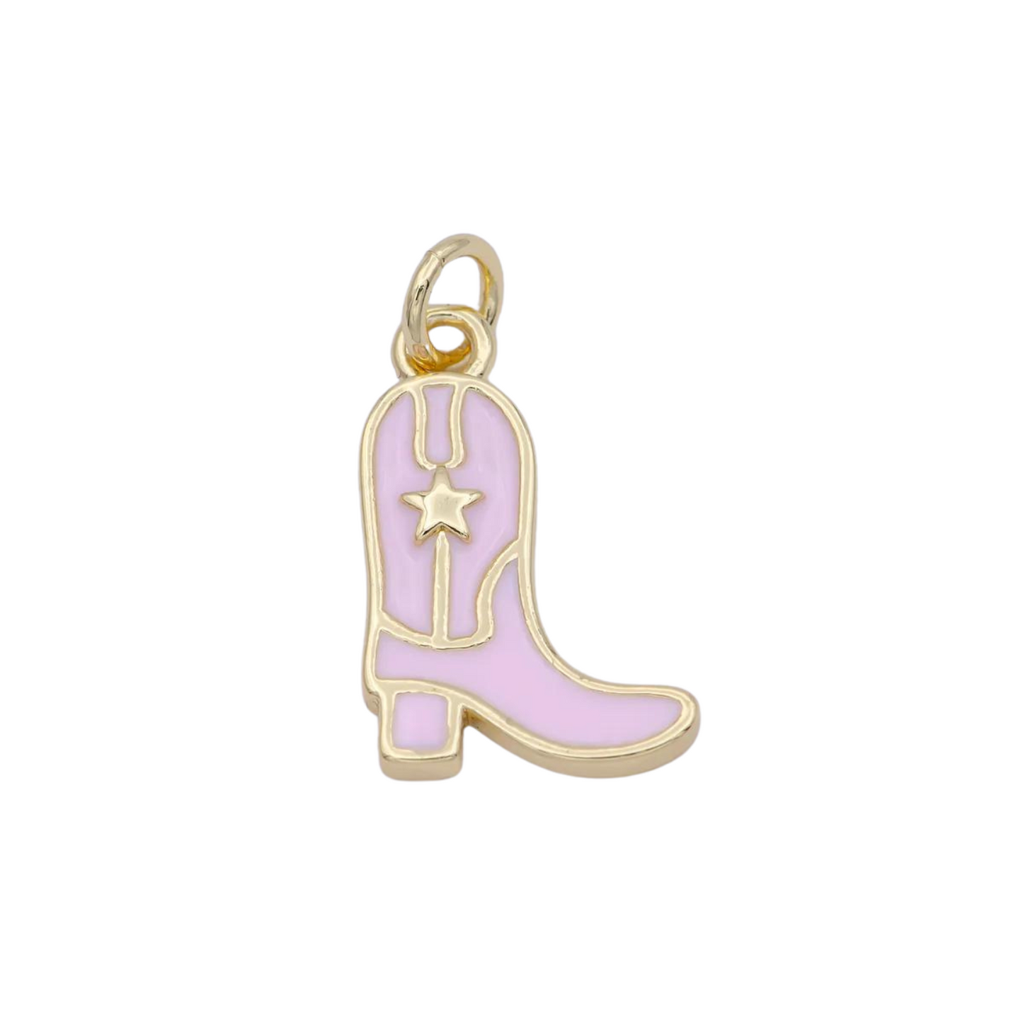 Pink Boot Charm