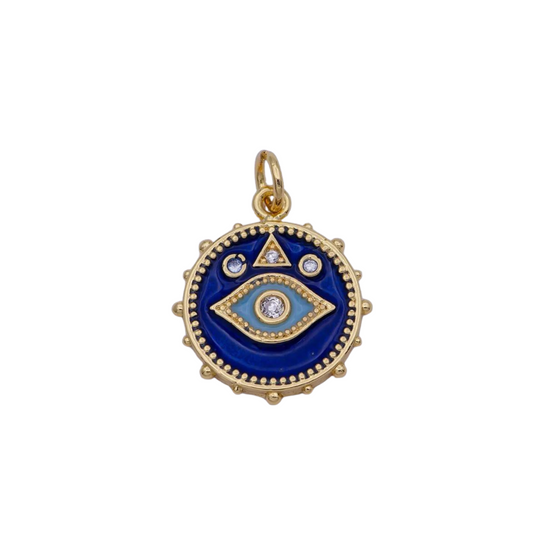 Round Evil Eye Charm