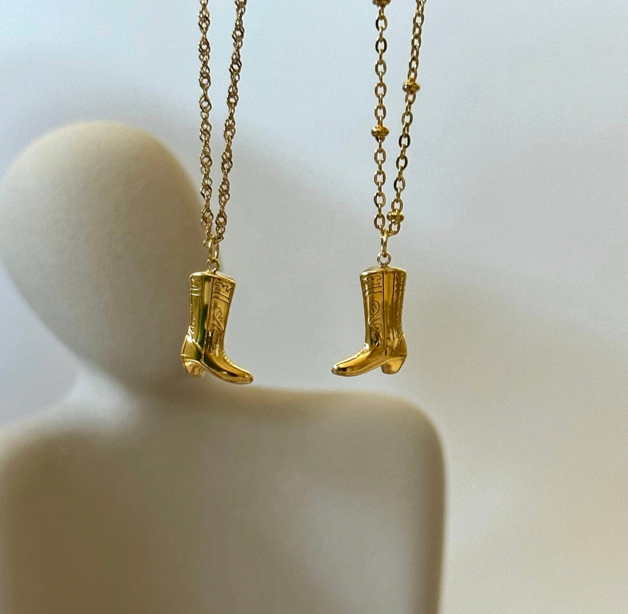 Cowboy Boot Necklace