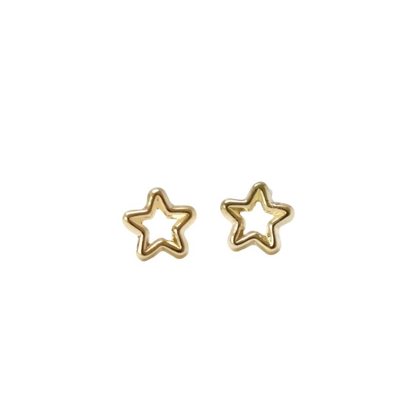 Star Silhouette Stud