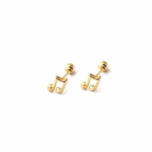 Musical Note Stud
