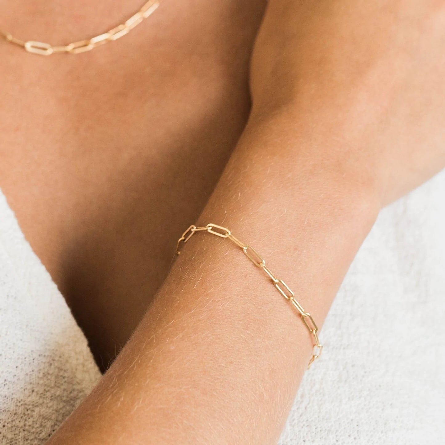 Paperclip Chain Bracelet