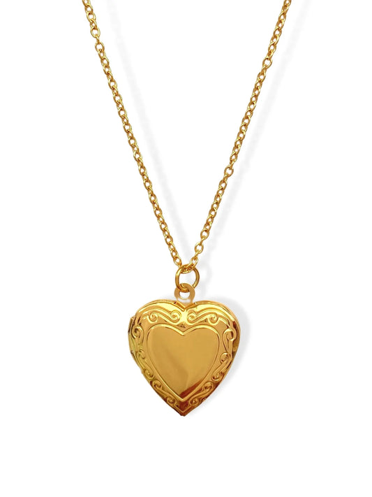 I heart you necklce