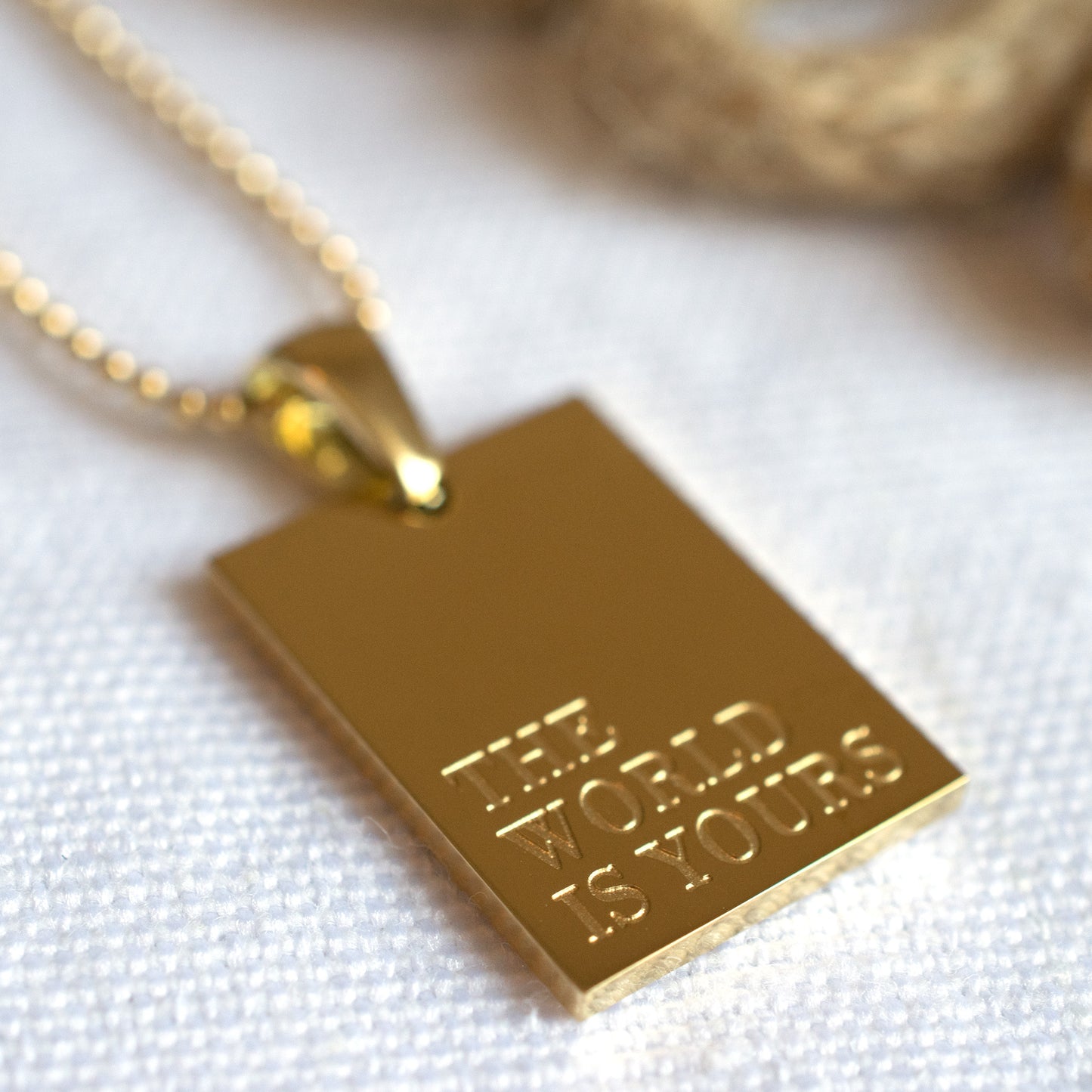 Say it Necklace